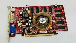 128MB MSI ATi Radeon NX6200-TDE DVI VGA PCI-e Graphics Video Card - Dusty - Picture 1 of 5