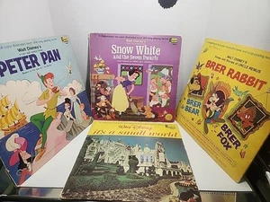 Disney vinyl records lot BRER Rabbit 🐇  Peter Pan ❄️ Snow White Small World 🌎  - Bild 1 von 13