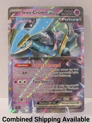 Iron Crown ex - 081/162 SV05: Temporal Forces NM Holo English 14814 - Image 1 of 2