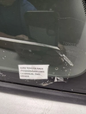 Toyota Rav4 LH 2001-2005 conductor cuarto trasero ventana vidrio E6 43R-007953 OEM  Foto 1 de 4