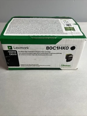Lexmark 80C1HK0 Black High Yield Toner - Image 1 of 2