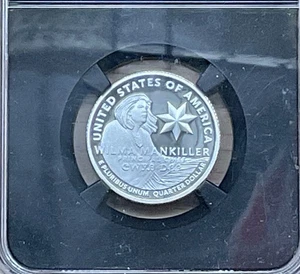 PROOF 2022-S Silver 25c Wilma Mankiller – NGC PF70 Ultra Cameo FREE SHIPPING - Picture 1 of 3