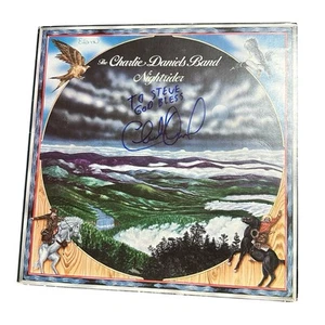 Charlie Daniels Signed Autograph “Nightrider” Record Album KSBS 2607! No LP! - Picture 1 of 5