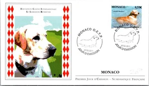 Monaco SC# 2619 FDC 2011 Labrador Retriever Dog Show - A03388 - Picture 1 of 2