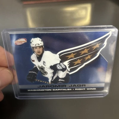2001-02 Pacific Atomic Die-Cut Jaromir Jagr 98 Washington Capitals HOF - Image 1 of 4