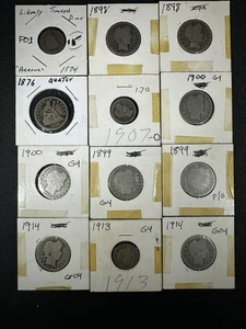 ESTATE SALE Silver Coins LOT! - Silverpalooza! AMAZING WOW - Barbers!! BID NOW! - Picture 1 of 10
