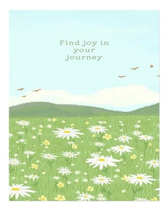 Serene Meadow Wall Art Poster - Inspirational Nature Print Home Decor - Picture 1 of 6