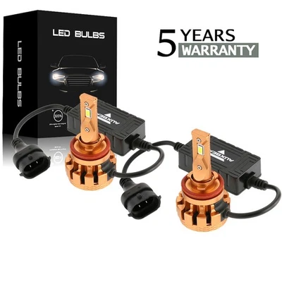Auxbeam H11 LED Headlight Bulbs Low Beam Conversion Kit 6000K Pure White 6000K - Image 1 of 4