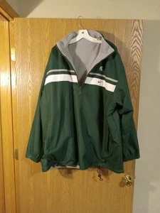 Nike Michigan State Spartans 1/4 Zip Reversible Pullover Jacket 2XL EUC - Imagen 1 de 10