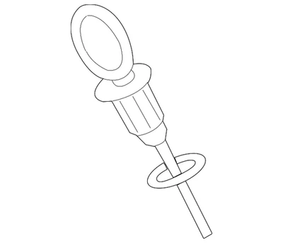 Genuine Volkswagen Dipstick 03L-115-611-T - Image 1 of 3