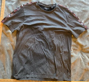 Level Ten - Short Sleeve - Black - Shoulder Pattern/ Camo - Size L - T Shirt - Picture 1 of 4