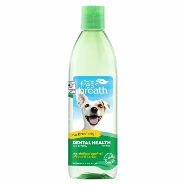 Tropiclean Fresh Breath for Dog Dental Health 473ml Water Additive Oral Solution - Image 1 of 4
