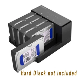 Orico 6558NEW3-C 5 Bay Super Speed NEWb 3.0 D Docking Station Tool Free usb F3T5 - Afbeelding 1 van 6