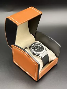 ‼️NEW‼️L.A Banus Men's Noir Automatic Watch With Black Rubber Strap W/73 - Picture 1 of 8