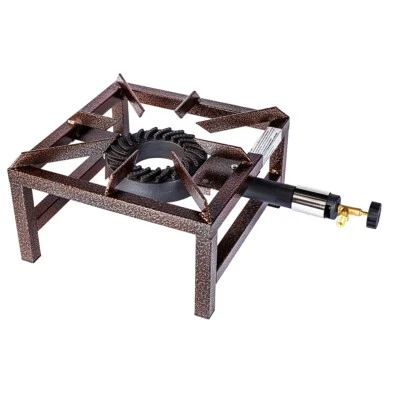 Kochmann 4 Bein Hockerkocher 4,5 kW Gaskocher für Camping, Outdoor, Wok VL-400 - Bild 1 von 4