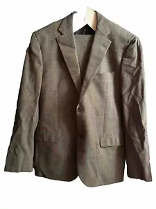 Traje para hombre Saks Fifth Ave italiano Woul 2 piezas IT52 - Imagen 1 de 23