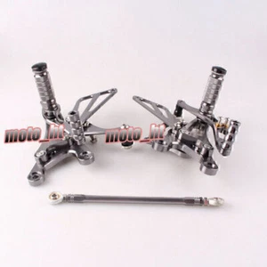 Pair Motorcycle Alu Rearset Footpegs Footrest For Yamaha YZF R1 2004 2005 2006 - Picture 1 of 7