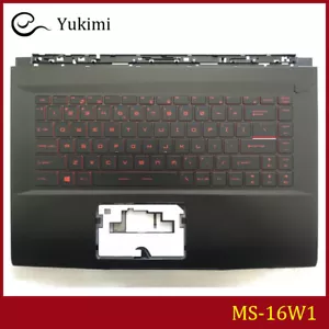 MS-16W1 MS-16R1 PER MSI GF65 GF63 gruppo tastiera nero laptop guscio C - Foto 1 di 6