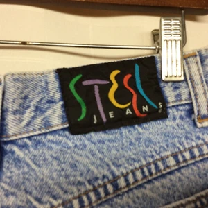 Pantalones cortos de jean vintage de acero años 80/90 talla 13 de lote antiguo - Imagen 1 de 9