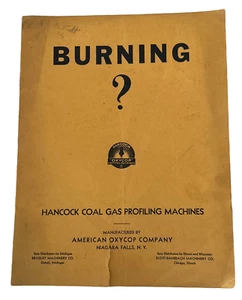 Vintage Hancock Coal Gas Profiling Machines American Oxycop Co NY Catalog (C82) - Picture 1 of 16