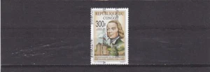 Congo rare overprint "autorise" 300F mnh stamp Claude Chappe telegraph 1998 - Picture 1 of 1