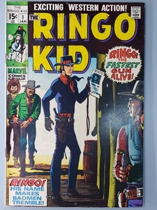 RINGO KID #1 1969 MARVEL Clean Book Great Color White Pages - Picture 1 of 8