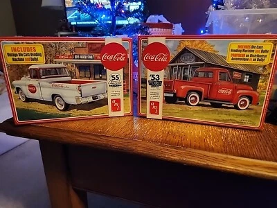 1953/1955 Ford F-100/Cameo, Coca-Cola Pickup Truck Models.  - Image 1 of 4