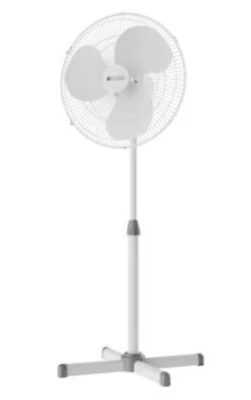 Utilitech 16-in 3-Speed Indoor White Oscillating Pedestal Fan SP8-6RR S3 - Image 1 of 2