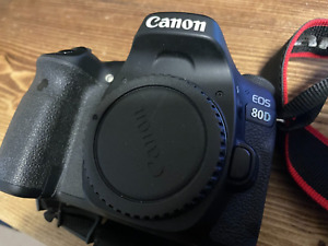 Canon EOS 80D 24,2 MP digitale Spiegelreflexkamera nur Gehäuse – schwarz