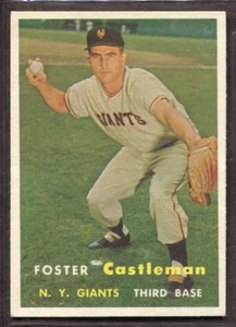 1957 Topps Set-Break #237 Foster Castleman EX-EXMINT *JAYSACE* - Bild 1 von 2