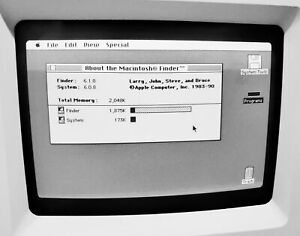 Install Disks Apple Macintosh System 800k 6.0.8 Floppy Installer for Vintage Mac