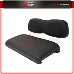 Black Golf Cart Front Cushion Set Fit For Club Car DS Golf Cart - Bild 1 von 9