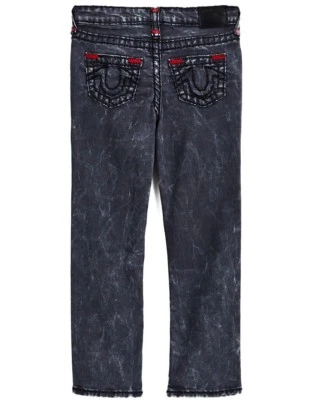 $129 NUEVO CON ETIQUETAS TRUE RELIGION Talla 10Y NIÑO GENO SUPER T JEANS AJUSTADOS ELÁSTICOS GRIS CIELO Foto 1 de 2