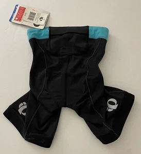 Pearl Izumi Womens XS Tri Short Cycling Shorts Blue Teal Trim 8" Inseam Padded - Picture 1 of 12