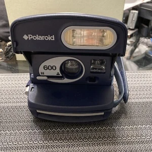 Vintage Polaroid 600 Instant Film Camera Blue Tested and Working 🔥🔥🔥 - Picture 1 of 9