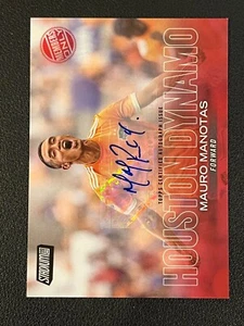 Maro Manotas 2018 Topps Stadium Club MLS Auto Member's Only /25 Dynamo - Picture 1 of 2
