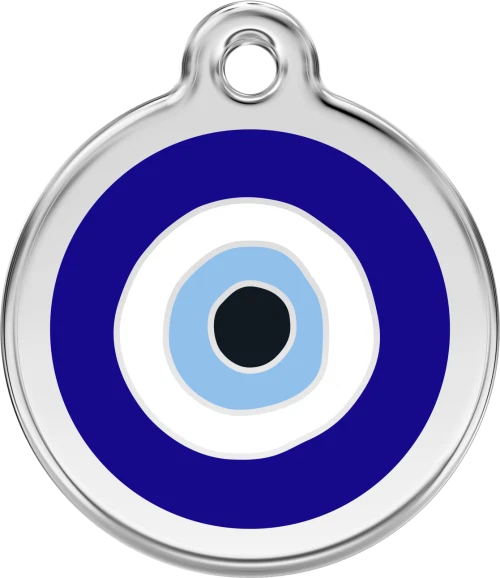 Сглаз собаки кошки домашнего животного ярлык подвеска персонализированный красный динго - пожизненная гарантия - Изображение 1 из 1