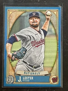Jon Lester #/150 2021 Gypsy Queen Blue Parallel - Picture 1 of 2