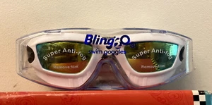 Bling2o Kids' White Galaxy Swimming Goggles with UV Protection - Ages 5+ up - Picture 1 of 3
