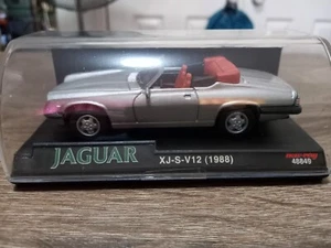 NEW-RAY #48849 1/43 Car Jaguar XJ-S V12 1988 Silver Convertible - Picture 1 of 11