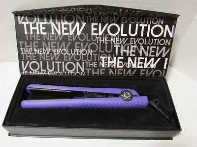 Plancha plana de cerámica de iones negativos Evalectric Deep Purple Pro Classic Styler Foto 1 de 4