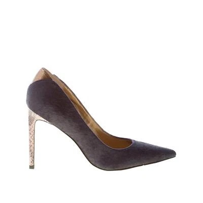 SAM EDELMAN scarpe donna Decolleté Dea in dyed cow hair blu navy tacco 10 cm - Imagen 1 de 4