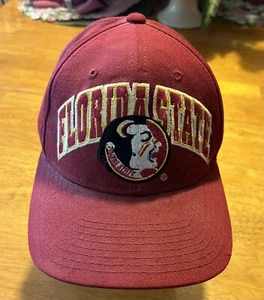 VINTAGE FLORIDA STATE SEMINOLES STARTER ADJUSTABLE SNAPBACK HAT CAP FSU 90s EUC - Picture 1 of 6