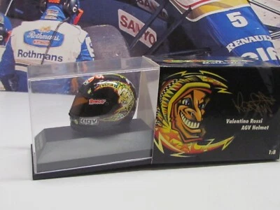 MINICHAMPS / 1997 GP125  - VALENTINO ROSSI - 1/8  SCALE MODEL HELMET - Image 1 of 4