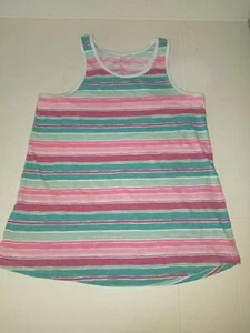  Cute Comfy Green Soda Striped Size XL 14-16  Tank Top   - Picture 1 of 7