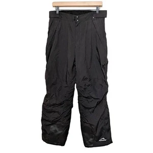 Polar Edge Snow Pants Mens M Black Silver Series Ski Snowboarding Active Outdoor - Picture 1 of 5