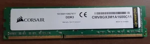 Corsair Value Select RAM CMV8GX3M1A1600C11 8 GB DDR3 used pc memory - Picture 1 of 2