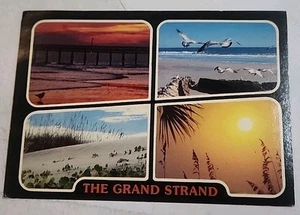 80s Vintage Postcard - The Grand Strand -South Carolina Coastline - Picture 1 of 2
