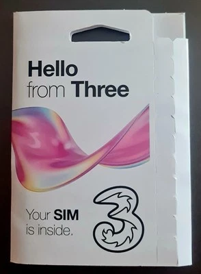 3 Ireland 4G/5G - Pay As You Go - Irish Network -  Triple SIM Card - Image 1 of 4
