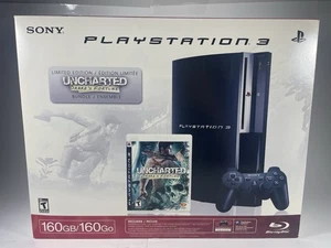 Sony Playstation 3 160GB Uncharted: Drake's Fortune Bundle CHECHP01 - TESTED CIB - Bild 1 von 17